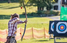 Gestartet wird mit dem Einschießen auf Zielscheiben, © Ludwig Fahrnberger Gestartet wird mit dem Einschießen auf Zielscheiben, © Ludwig Fahrnberger