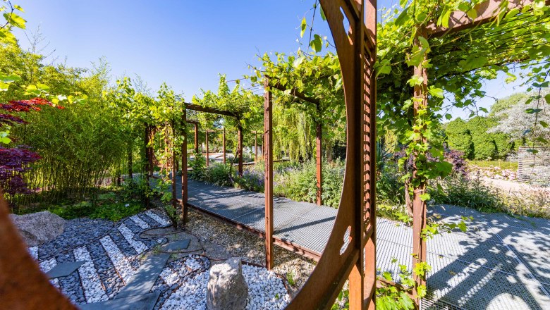 Die Garten Tulln, © Friedl und Schmatz Gartenelement aus Eisen