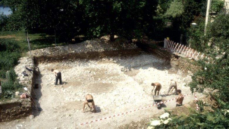 Archäologische Ausgrabung im Jahr 1990, © Erik Szameit Archäologische Ausgrabung im Jahr 1990, © Erik Szameit