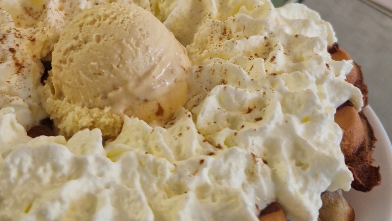 WunderBar Wolfsthal - Waffel mit Eiscreme, © WunderBar WunderBar Wolfsthal - Waffel mit Eiscreme