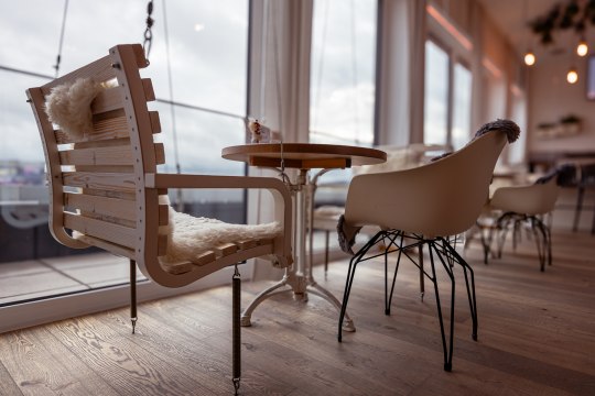 Cooles Design und Ausblicke vom höchsten Stock im Das Alfred, © Maximilian Pawlikowsky Cooles Design und Ausblicke vom höchsten Stock im Das Alfred, © Maximilian Pawlikowsky