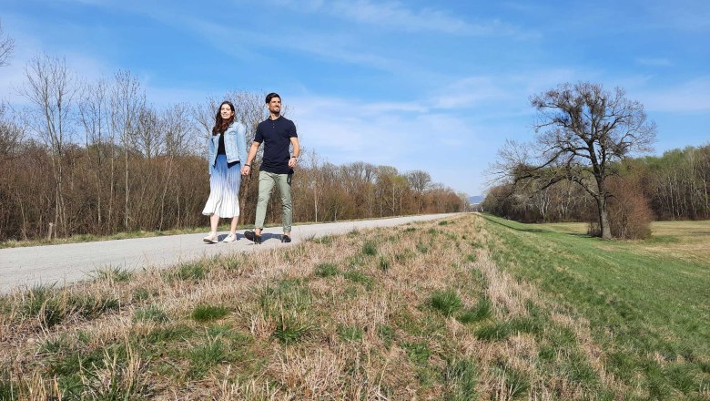Ortsspaziergang Eckartsau, Marchfeldschutzdamm, © Donau Niederösterreich, Neubauer Ortsspaziergang Eckartsau, Marchfeldschutzdamm, © Donau Niederösterreich, Neubauer