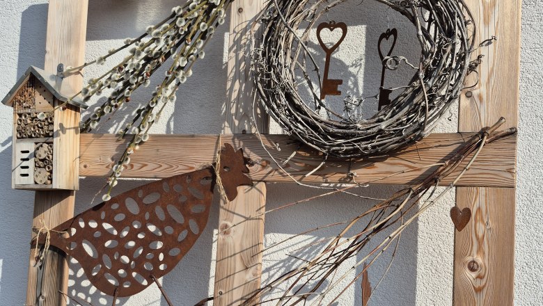 Gästezimmer Messermayer Göttlesbrunn, © Gästezimmer Messermayer Osterdeko, Palmkätzchen, Gästezimmer Messermayer Göttlesbrunn