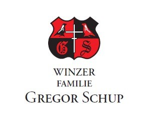 Logo, © Gregor Schup Logo der Winzerfamilie Gregor Schup mit Wappen und Vögeln.