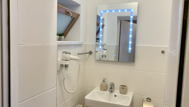 Bad im Ferienapartment, © Martina Kaplan Bad im Ferienapartment, © Martina Kaplan