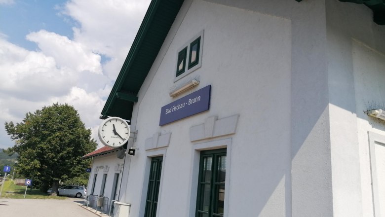 Bahnhof Bad Fischau-Brunn, © Wiener Alpen Bahnhof Bad Fischau-Brunn, © Wiener Alpen