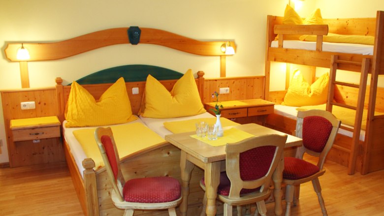Zimmer mit Stockbett, © Familie Erber Zimmer mit Stockbett, © Familie Erber
