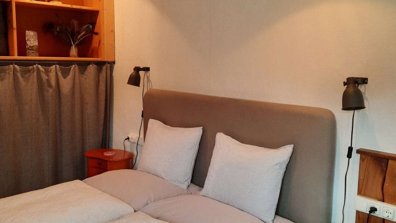 Tiny House Living Legends Schlafbereich, © Edermühle Tiny House Living Legends Schlafbereich, © Edermühle