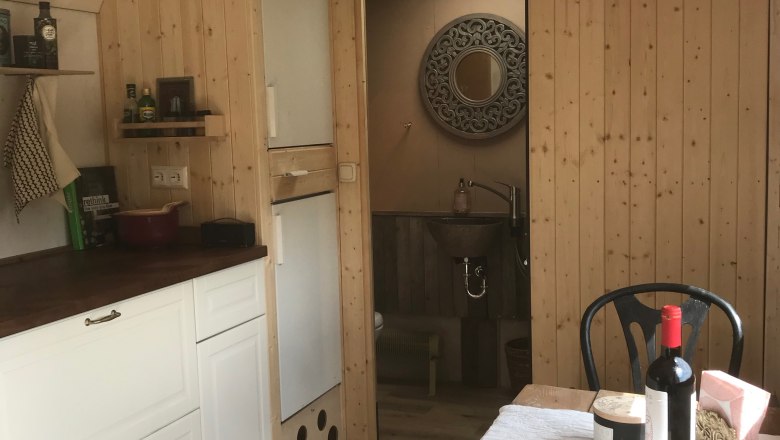 Leopold-der Lamahütewagen, © lamawanderland Leopold-der Lamahütewagen, © lamawanderland