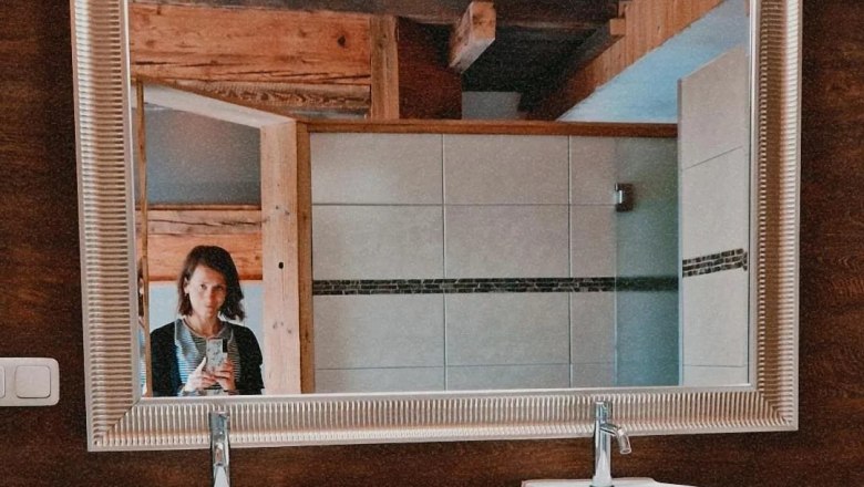 Badezimmer, © Ferienhaus Kräuterhäusl Badezimmer, © Ferienhaus Kräuterhäusl