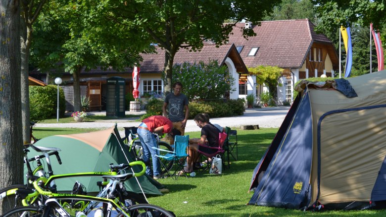 Bett & Bike am Campingplatz, © KTech Bett & Bike am Campingplatz, © KTech