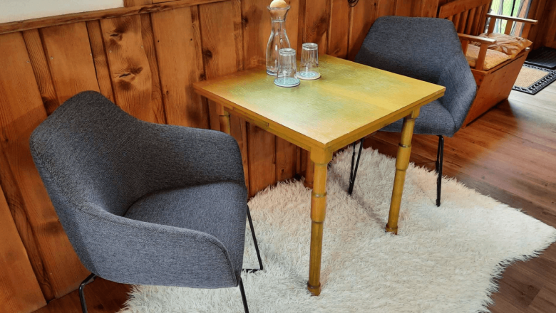 Eßbereich im Tiny House Living Legends, © Edermühle Eßbereich im Tiny House Living Legends, © Edermühle