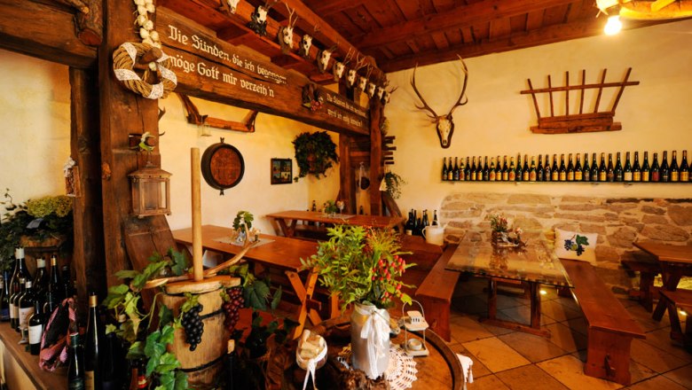 Innenansicht_Heuriger_Pulker, © Familie Pulker Innenansicht_Heuriger_Pulker, © Familie Pulker