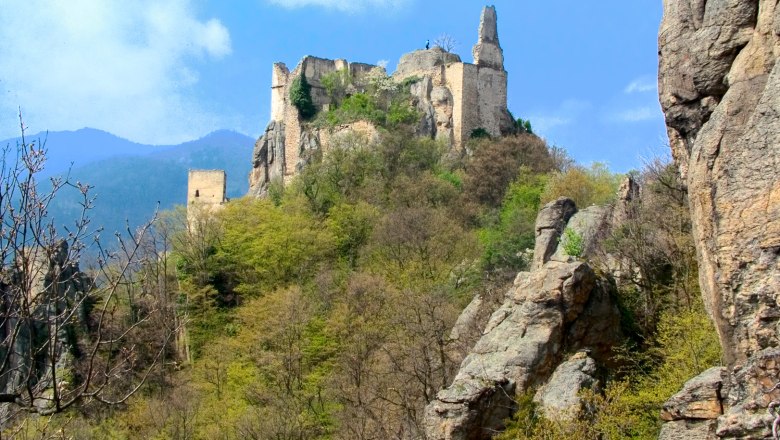 Ruine Dürnstein am Welterbesteig Wachau, © Franz Hauleitner Ruine Dürnstein am Welterbesteig Wachau, © Franz Hauleitner