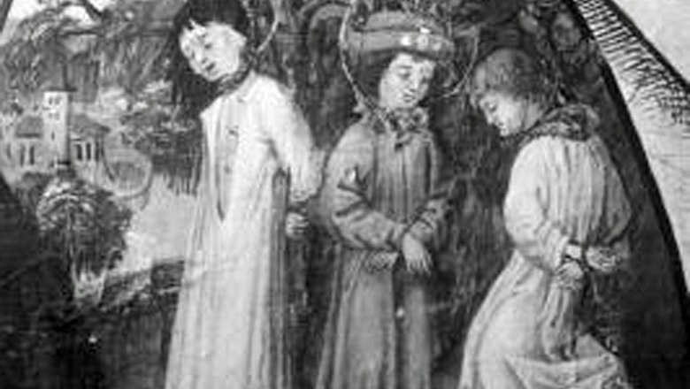 Das Martyrium des Heiligen Koloman, © gemeinfrei Das Martyrium des Heiligen Koloman, © gemeinfrei