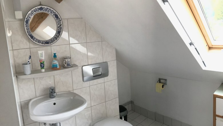 Toilette im Dachgeschoss, © Christoph Gabrisch Toilette im Dachgeschoss, © Christoph Gabrisch