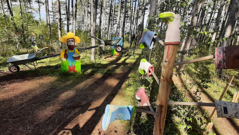 Naturpfad mit Spielen, © Tanja Schwartz Naturpfad mit Spielen, © Tanja Schwartz