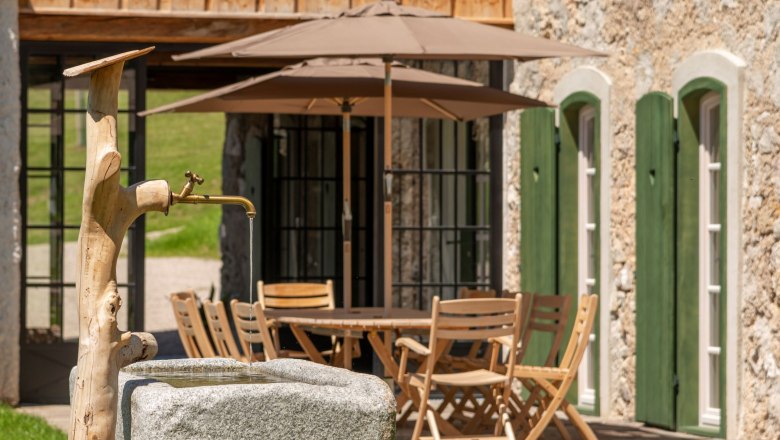 Außenansicht Terrasse EG, © Obersteinriegl Außenansicht Terrasse EG, © Obersteinriegl