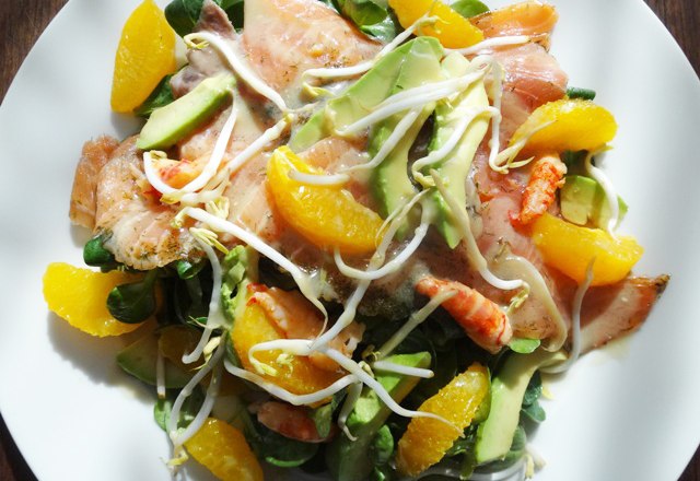 Lachsforelle & Avocado, © I.R. Lachsforelle & Avocado, © I.R.