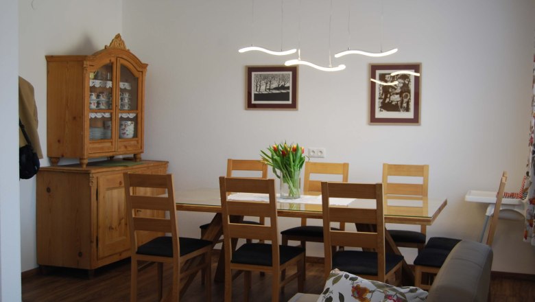 Esszimmer, © Ferienwohnung Polzer Esszimmer, © Ferienwohnung Polzer