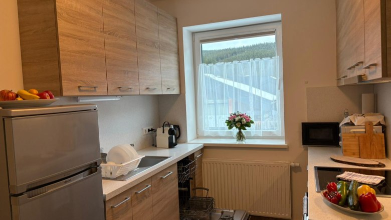 Küche in der Teichwies´n Alm Dependance, © Selinger Martin Küche in der Teichwies´n Alm Dependance, © Selinger Martin