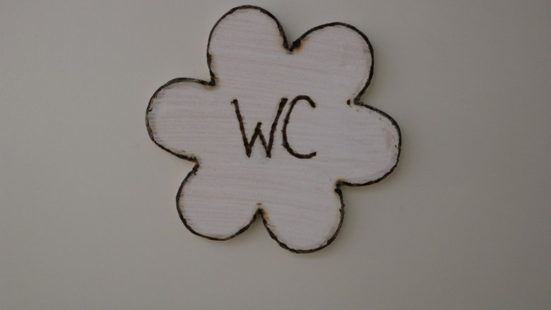 Toilettenschild Gaeste 6, © Gruber Claudia Toilettenschild Gaeste 6, © Gruber Claudia