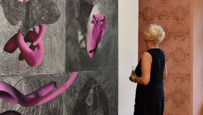 Ausstellungsansicht Manfred Schluderbacher, © Galerien Thayaland Ausstellungsansicht Manfred Schluderbacher, © Galerien Thayaland