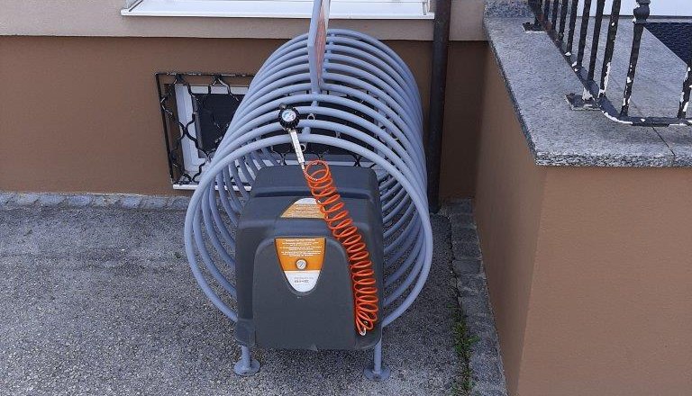 Radlufttankstelle, © Bäckerei Feldhofer Radlufttankstelle, © Bäckerei Feldhofer