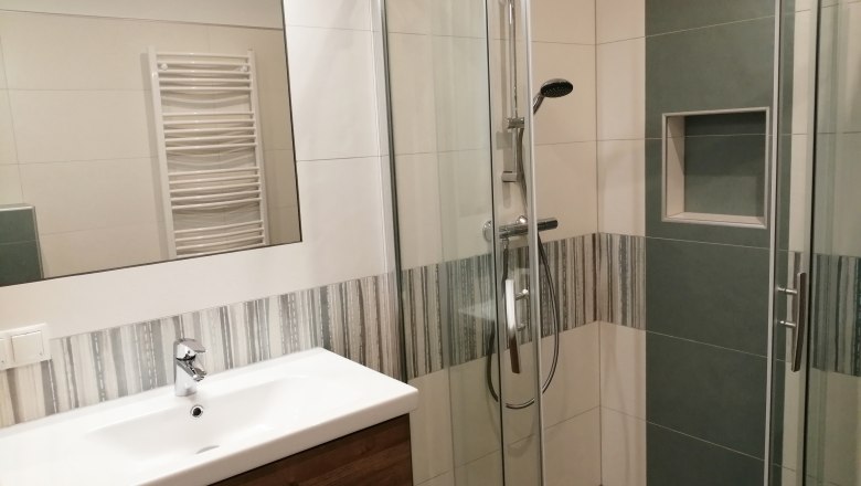 Badezimmer "Windmühle", © Martina Bachzelt Badezimmer "Windmühle", © Martina Bachzelt