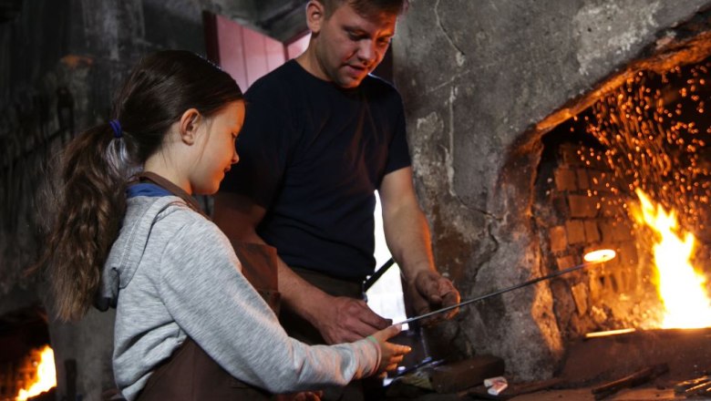 Fahrngruber Hammer_Schmiedefeuer, © Doris Schwarz-König Fahrngruber Hammer_Schmiedefeuer, © Doris Schwarz-König