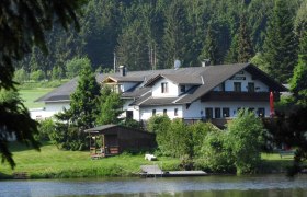 Start bei Pension Seewolf am Edlesberger See, © Marktgemeinde Martinsberg Start bei Pension Seewolf am Edlesberger See, © Marktgemeinde Martinsberg