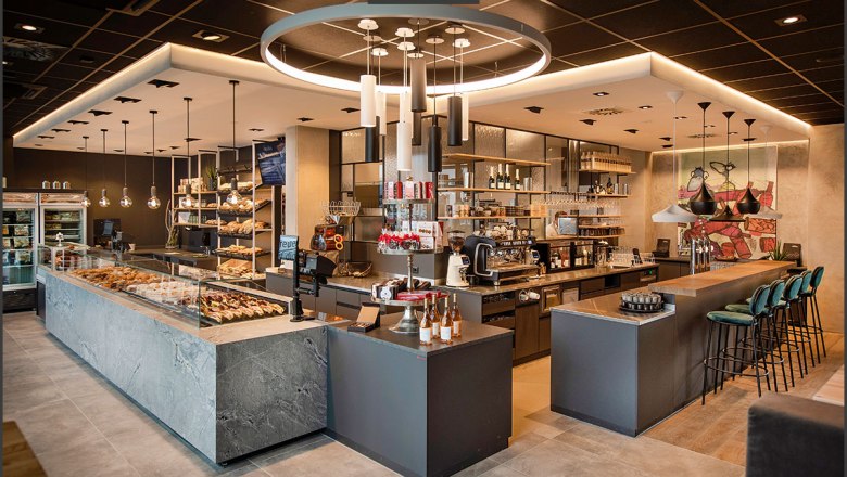 Der Backshop bietet Köstlichkeiten zum Mitnehmen, © Haubis GmbH Der Backshop bietet Köstlichkeiten zum Mitnehmen, © Haubis GmbH