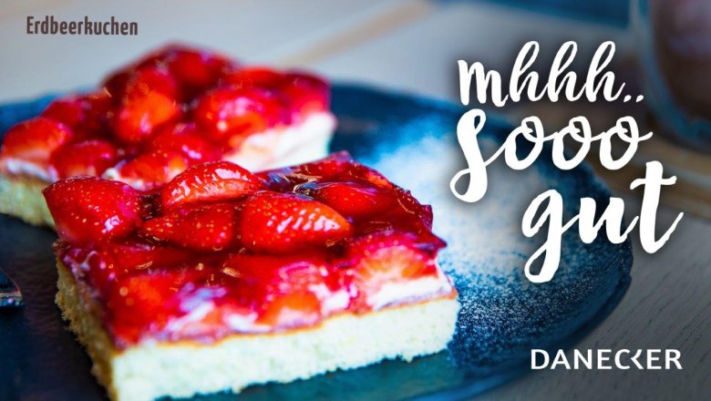 Erdbeerkuchen, Bäckerei Danecker, © Hannes Bittner Erdbeerkuchen, Bäckerei Danecker, © Hannes Bittner