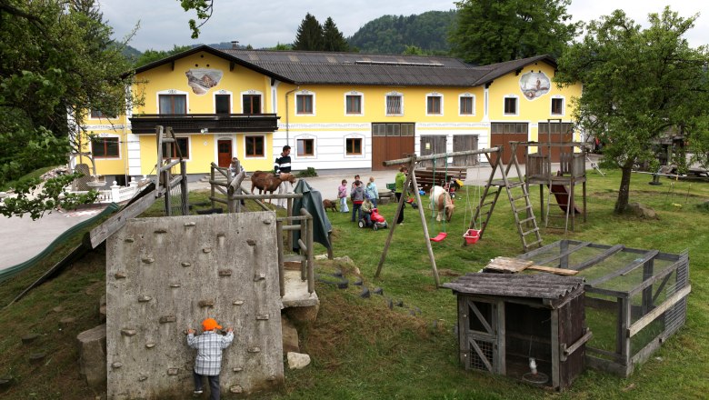 Ein Abenteuerspielplatz wartet auf kleine und große Kinder, © Feldmühle Eßletzbichler