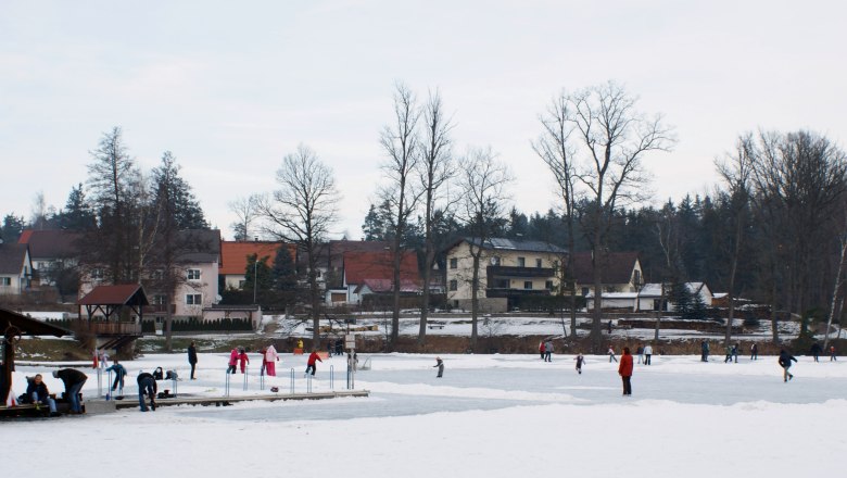 Eisläufer am Herrensee, © Stadtgemeinde Litschau Eisläufer am Herrensee, © Stadtgemeinde Litschau