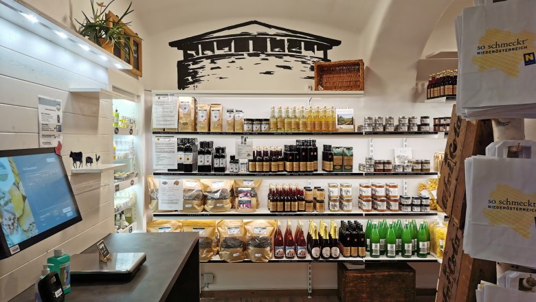 Produkte im Pöchladen, © Melanie Maller Produkte im Pöchladen, © Melanie Maller