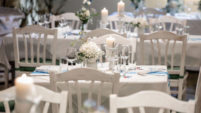 Feste feiern mit Atmosphäre, © Mühlsteinstube / Christian Husar Feste feiern mit Atmosphäre, © Mühlsteinstube / Christian Husar