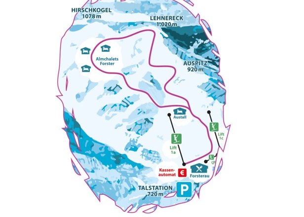 Schneeschuhwandern Übersicht, © www.forsteralm.at Schneeschuhwandern Übersicht, © www.forsteralm.at