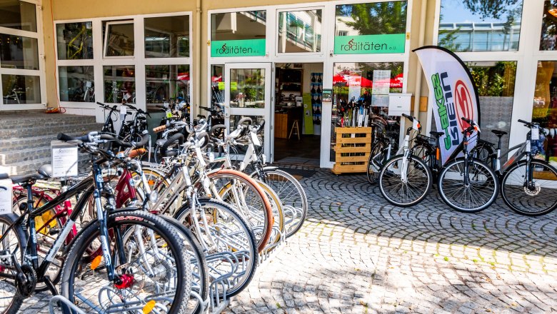 Radshop Raditäten, Bad Deutsch-Altenburg, © John Kücükcay Radshop Raditäten, Bad Deutsch-Altenburg, © John Kücükcay