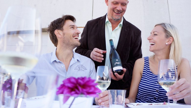 Weinverkostung, Rubin Carnuntum Weingüter, © Steve Haider Weinverkostung, Rubin Carnuntum Weingüter, © Steve Haider