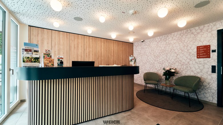 Rezeption, © I'm Inn Zwettl, Fotograf Patrick Weichmann Rezeption, © I'm Inn Zwettl, Fotograf Patrick Weichmann