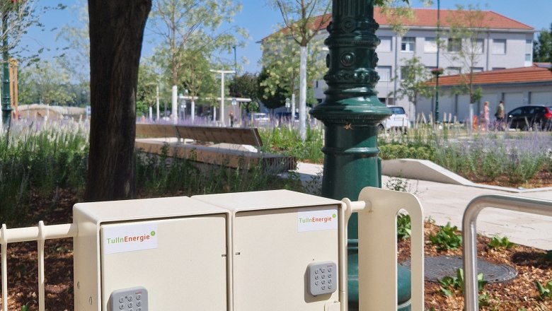 E-Bike Ladestation, © TI K.Kancer E- Bike Ladestation