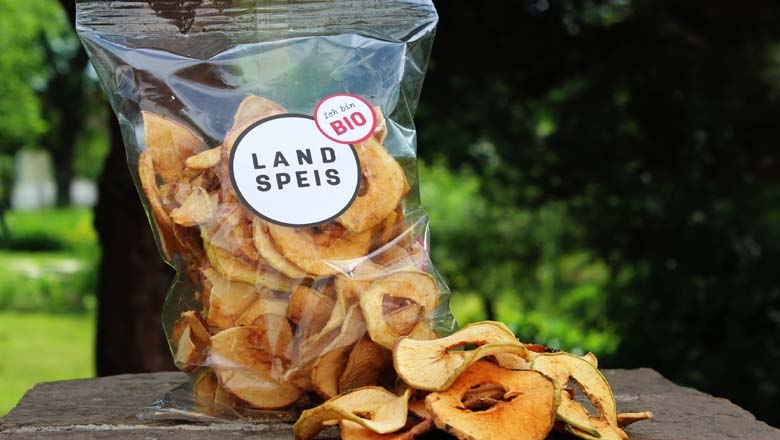 Apfelchips, © Landspeis Apfelchips, © Landspeis