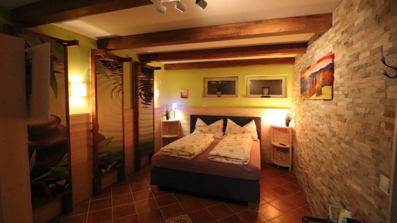 TDR-Privatzimmer Sischka, © Sischka Gästezimmer mit Doppelbett