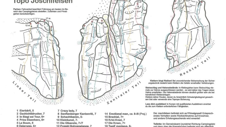 kletterwandsenftenberg-topo, © Gemeinde Senftenberg kletterwandsenftenberg-topo, © Gemeinde Senftenberg