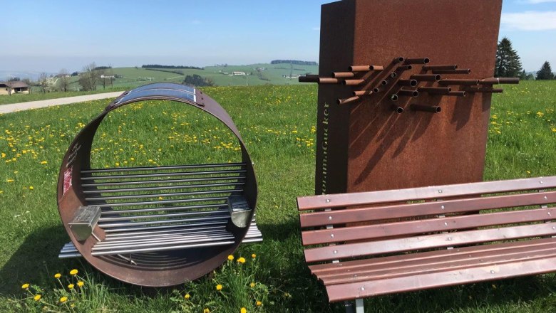 Hörsessel St. Leonhard am Walde, © Eisenstraße Niederösterreich Hörsessel St. Leonhard am Walde, © Eisenstraße Niederösterreich