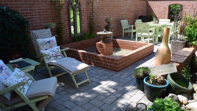 Gartenbrunnen, © Gästehaus Schabel-Zehetner Gartenbrunnen, © Gästehaus Schabel-Zehetner