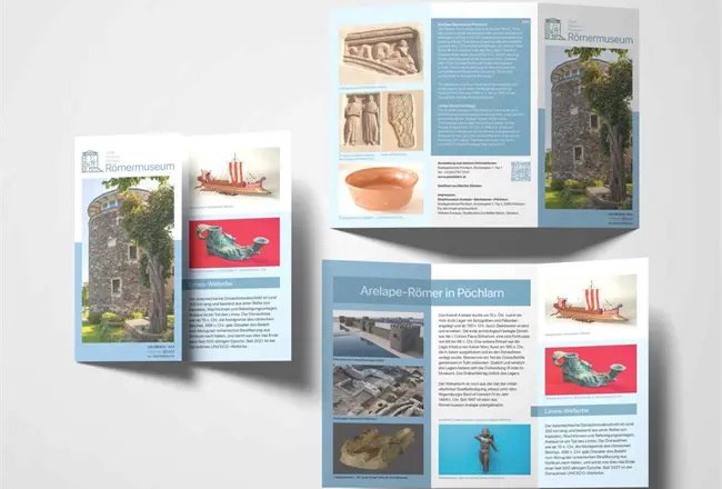 Folder Roemermuseum, © Römermuseum Pöchlarn Folder Roemermuseum, © Römermuseum Pöchlarn