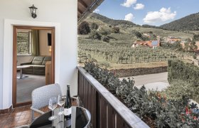 Balkon eines Zimmers im Haus Winzerin, © Familie Nothnagl Balkon eines Zimmers im Haus Winzerin, © Familie Nothnagl