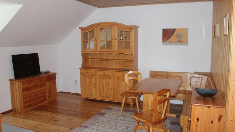 Ferienwohnung Jauerling Wohnzimmer, © Hof Sonnegg Ferienwohnung Jauerling Wohnzimmer, © Hof Sonnegg